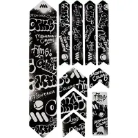 All Mountain Style Honeycomb Extra Frame Guard Stickers Blanc