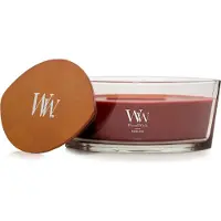 Woodwick Opulent Wood Rouge Oud bougie parfumée avec mèche en bois 453.6 g