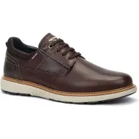Pikolinos pour homme. M8D-4292C1 Chaussures en cuir Bilbao marron foncé (39), Plat, Lacets, Casuel