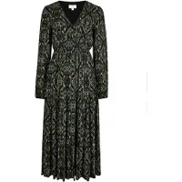 Apricot Robe vert / noir