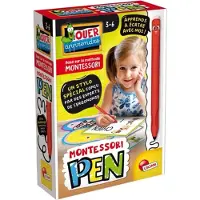 Lisciani Stylo Montessori : Stylo ergonomique + cartes – Jeu éducatif – Premiers mots et prise en main facile – À partir de 3 ans
