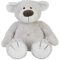 Happy horse Doudou Ours Baggio 70cm - Gris - Grand ours en peluche