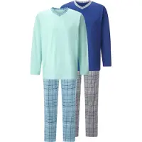 Babista Pyjama long bleu / vert