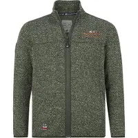 Jan Vanderstorm Comfort Fit Veste en polaire olive,