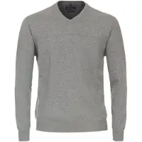 Casamoda Pull Col-V Gris