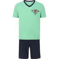 Jan Vanderstorm Pyjama vert menthe, Multicolore