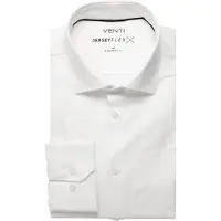 Venti Jerseyflex Modern Fit Chemise en jersey blanc, Unicolore