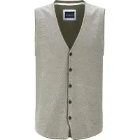 Babista Regular Fit Gilet en tricot gris, Unicolore