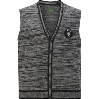 Charles Colby Vestes en maille ' Duke Boyles ' gris foncé