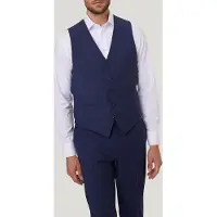 Pierre Cardin Regular Fit Veste bleu, Unicolore