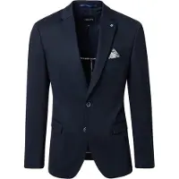 Venti Modern Fit Veste bleu, Unicolore