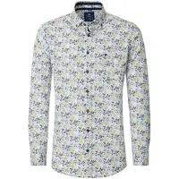 REDMOND Comfort Fit Chemise jaune/bleu,