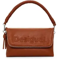 Desigual pour femme. 25SAXPAM Mini sac à bandoulière marron (OSFA), Casuel, Polyuréthane