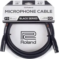 Roland Black Série Câble de Microphone 15 pieds / 45 m