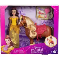Mattel Poupée Mode Belle et Cheval Philippe de , Accessoires de Coiffure