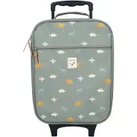 Kidzroom Trolley avec poignée simple et double fermeture éclair Green One size