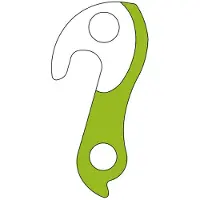 BRN Model 76 Derailleur Hanger Vert