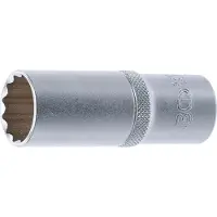 Bgs Steckschlüssel-Einsatz Zwölfkant, tief Antrieb Innenvierkant 12,5 mm (1/2") SW 21 mm