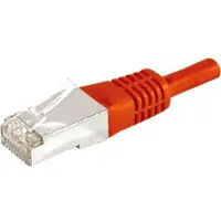 Exertis Connect Cat6a Rj45 Patch Cable F/utp Red - 0,15 M