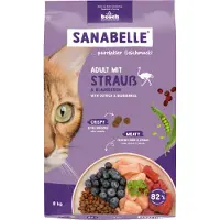 Sanabelle Adult Autruche 8 kg pour chats adultes