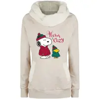 Snoopy Sweat-shirt de - Warm & Cozy - S - XL - pour Femme - beige - Taille XL
