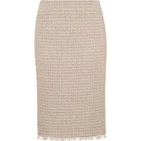 MADELEINE Jupe violet / blanc / blanc perle