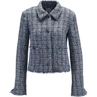 MADELEINE Blazer bleu chiné