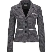 MADELEINE Blazer gris foncé / blanc