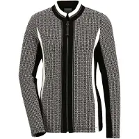MADELEINE Cardigan noir / blanc
