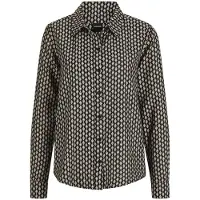 MADELEINE Chemisier noir / blanc