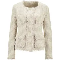 MADELEINE Blazer jaune / violet foncé / blanc / blanc cassé