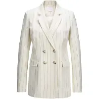 MADELEINE Blazer anthracite / blanc perle