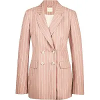 MADELEINE Blazer rose / blanc cassé
