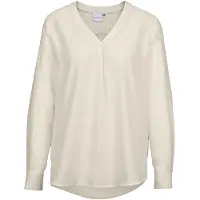 MADELEINE Chemisier blanc perle