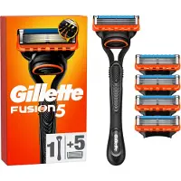 Gillette Fusion5 + Rec Razor 5 Units Orange Homme