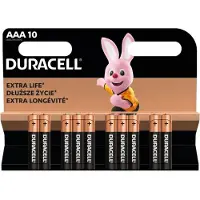Duracell MN 2400 Basic AAA (LR03) Blistera iepakojuma 10gb.