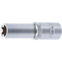 Bgs Douille pour clé, profil E, longue 12,5 mm (1/2") E16
