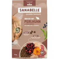 Sanabelle Indoor Perliczka 8 kg dla kotów niewychodzących