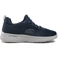 SKECHERS Baskets basses 'Dynamight' bleu marine / gris clair