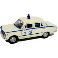 Welly Fiat 125p 1:39 Militia blanc