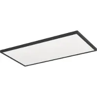 Eglo Lampe de salle de bain intelligente Rovito-Z Carré - Noir - 57x30cm