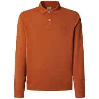 Pepe Jeans New Oliver Gd Long Sleeve Polo Orange M Homme