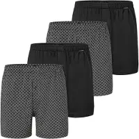 Schiesser Boxers gris / noir