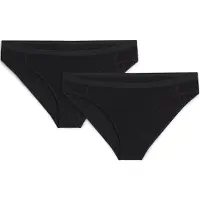 Icebreaker Merino 150 Siren Bikini Panties 2 Units Noir S Femme