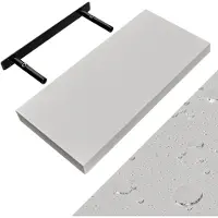 Casaria Etagère murale flottante 50cm max 15kg blanc MDF robuste support de fixation