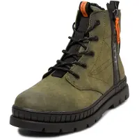 Bugatti Bottes à lacets vert foncé / noir