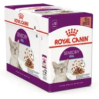 Royal Canin Sensory Feel bouchées en gelée 48x85 g bouchées en gelée pour chats adultes afin de stimuler la perception de la texture