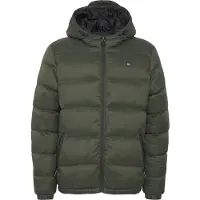Blend Veste d’hiver vert foncé / noir / blanc