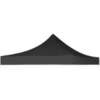 Vonroc Bâche de toit - Pour tente de réception Premium PT501XX - Imperméable - Protection UV 50+ - Noir