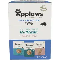 Applaws Wet Cat Food 12x70g Clair